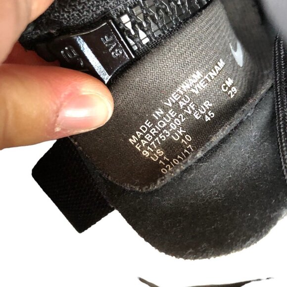 2017 Nike Air Force 1 Mid Black Dark Hazel Size 11 Black - Picture 15 of 16